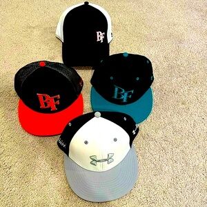 4 UA Hats! Under Armour Hat Bundle
